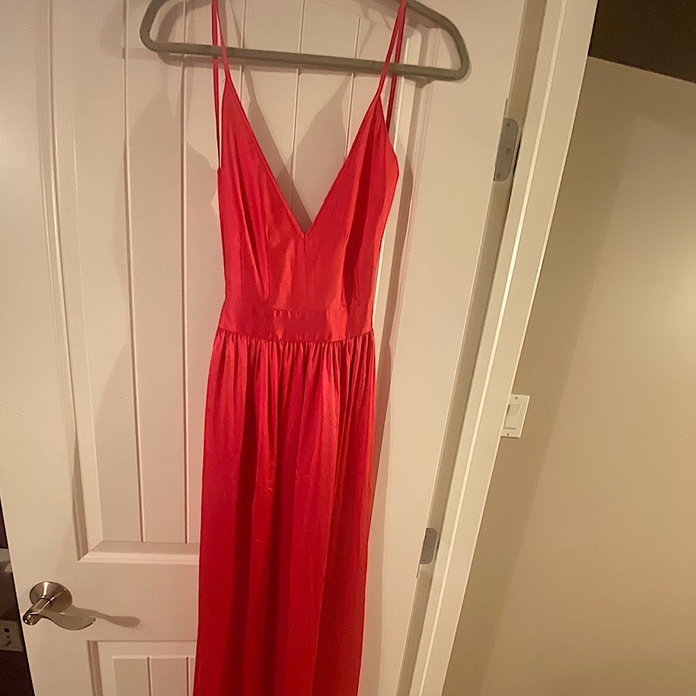 Pink Babs Bibb Silk Dress Contrarian New York